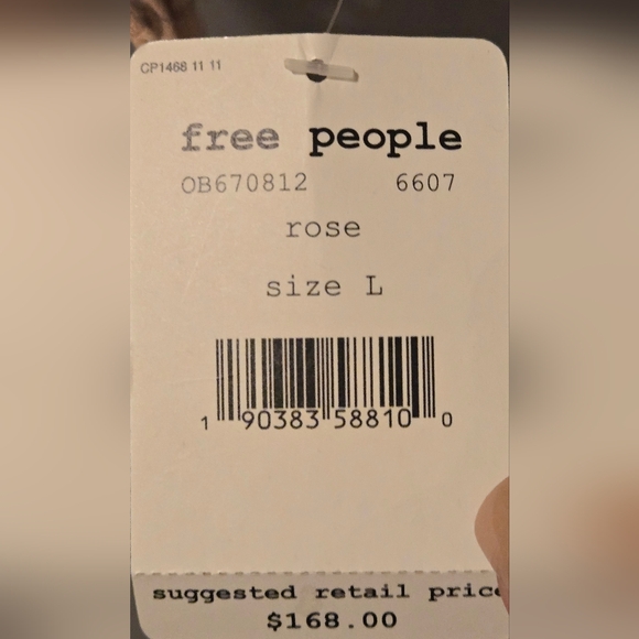 Free People  Oversized Denim Moto Lace Up Jacket - Picture 5 of 5